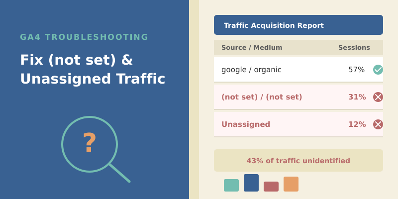 How to Fix GA4 “(not set)” and Unassigned Traffic