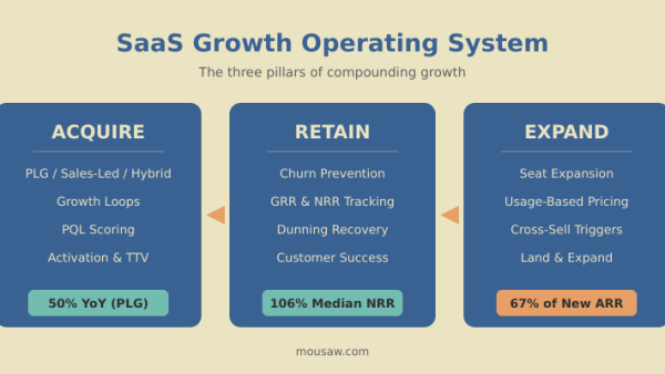 The Complete Guide to SaaS Growth: PLG, Retention, and Expansion Revenue